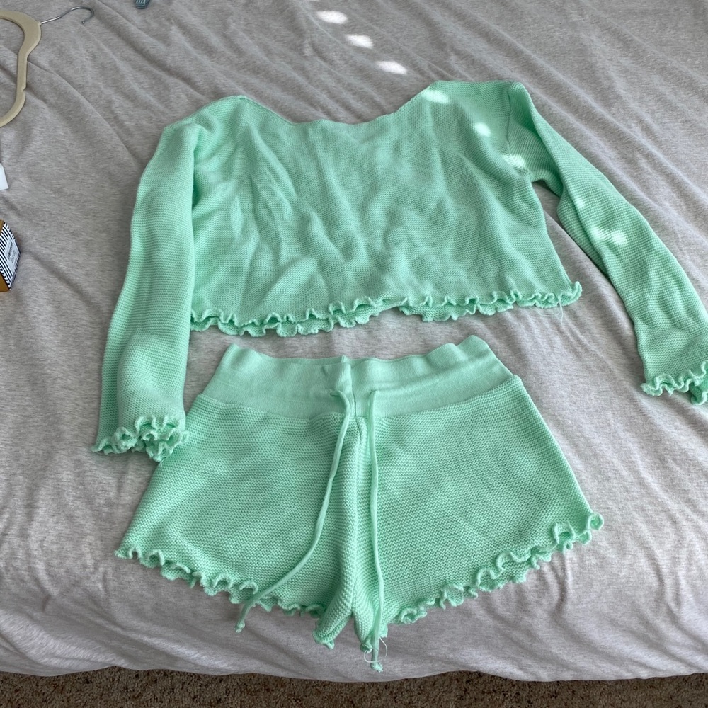 Nasty gal lounge set - teal green matching set